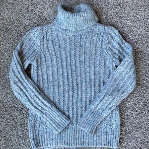 Knit Turtleneck Sweater.